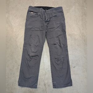 Kuhl Kanvus Jeans Mens 36x30 (34x28) Paint Stains Gray Outdoor